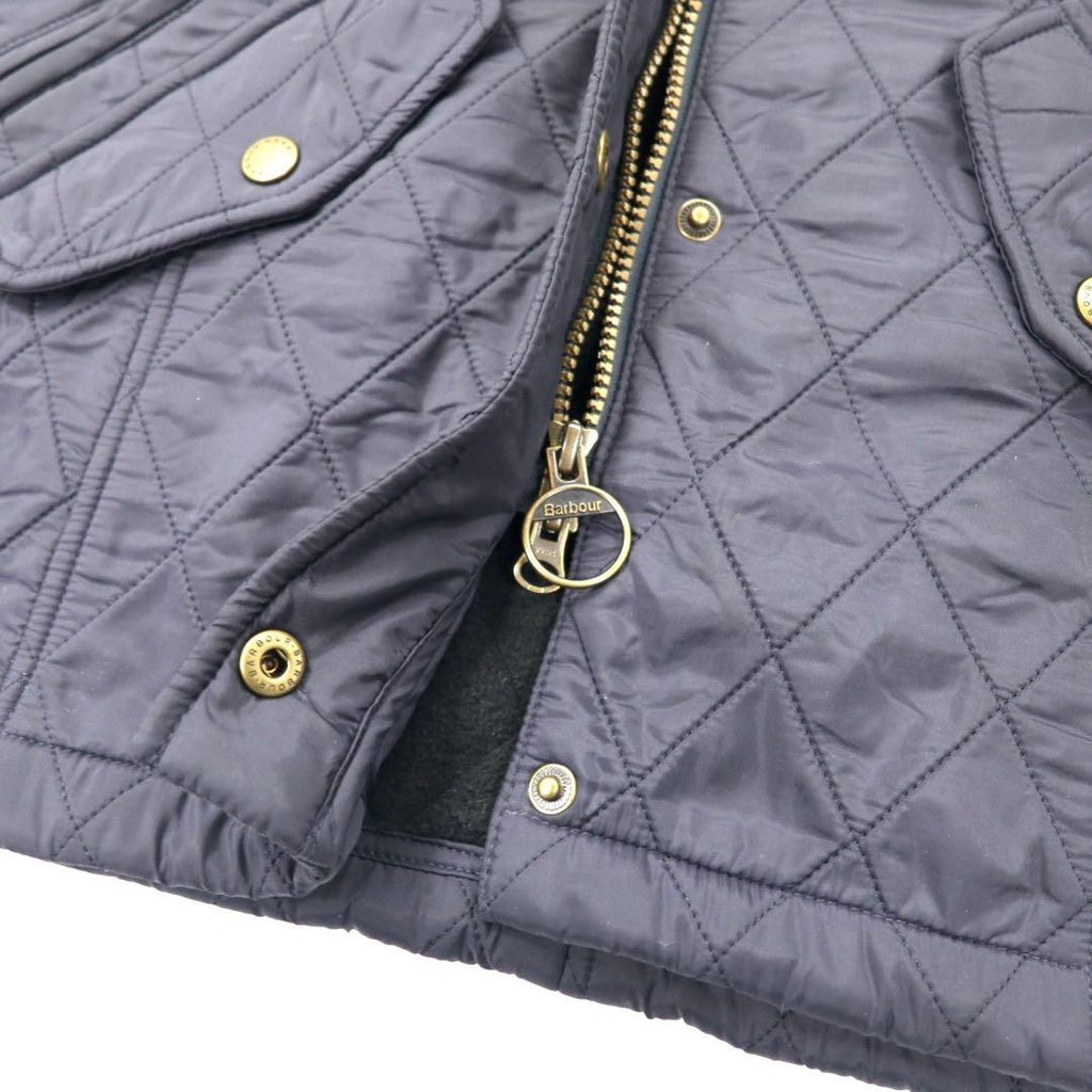 Barbour Giacca trapuntata 40 navy poliestere Cavalry Polar 3 wax