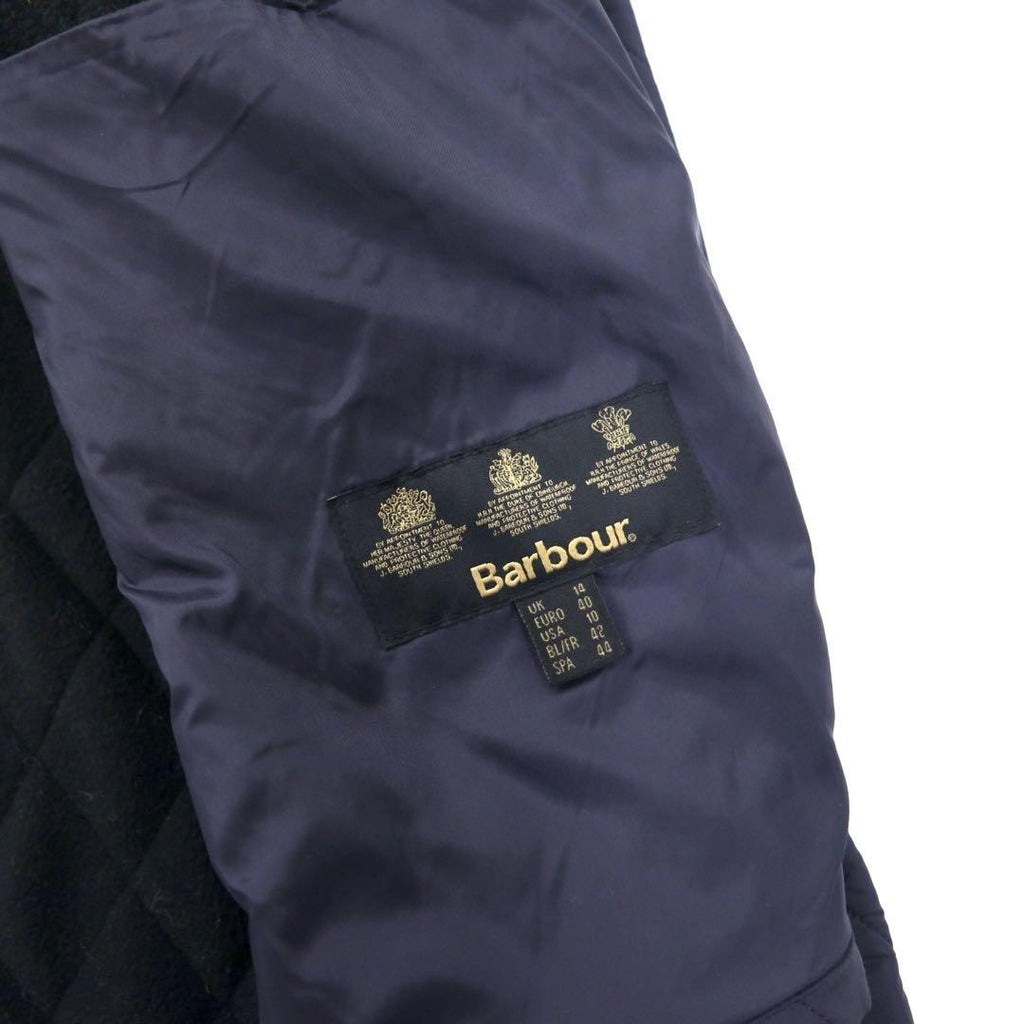 Barbour Giacca trapuntata 40 navy poliestere Cavalry Polar 3 wax
