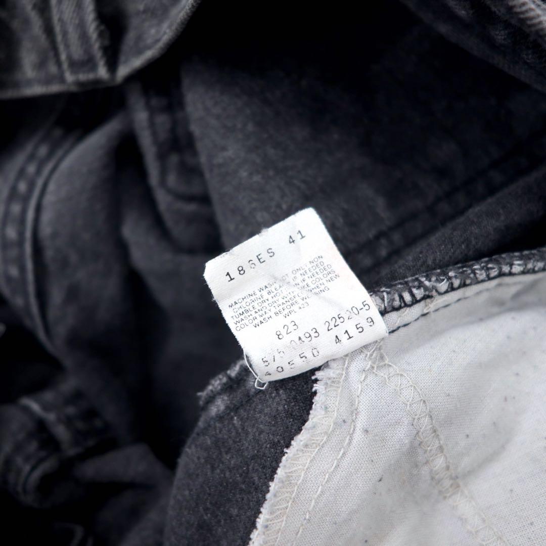 Levi's Made in USA anni '90, jeans neri a gamba affusolata 550, neri, 36, etichetta arancione 40550-4159, vestibilità comoda