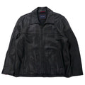 TOMMY HILFIGER Giacca biker in pelle XL Nera in pelle di agnello