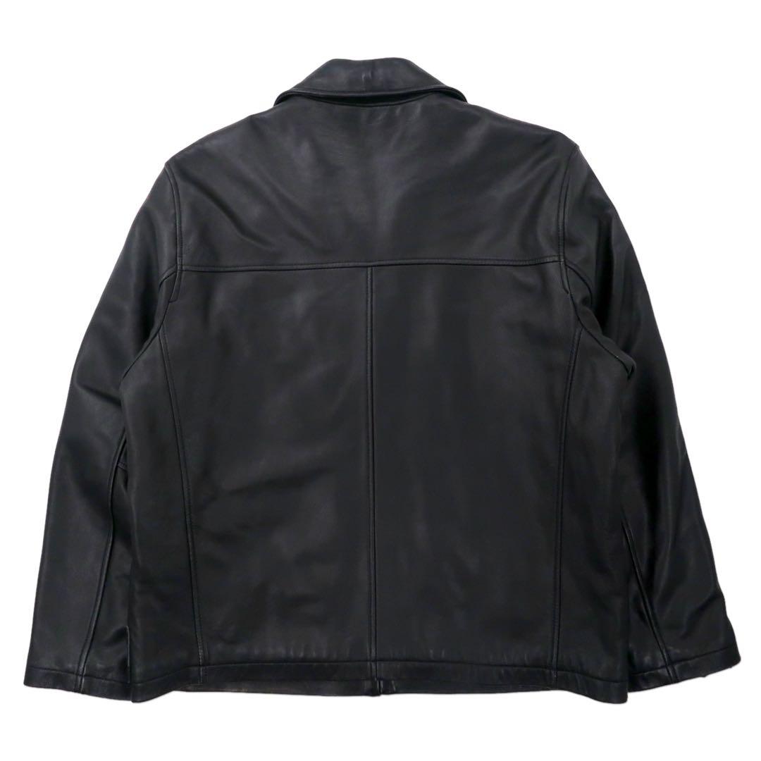 TOMMY HILFIGER Giacca biker in pelle XL Nera in pelle di agnello