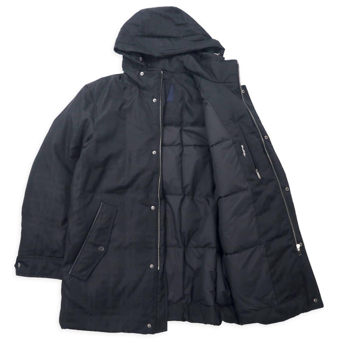 BURBERRY Piumino shadow check M nero Novacheck cappuccio a scomparsa BBN77-723-09