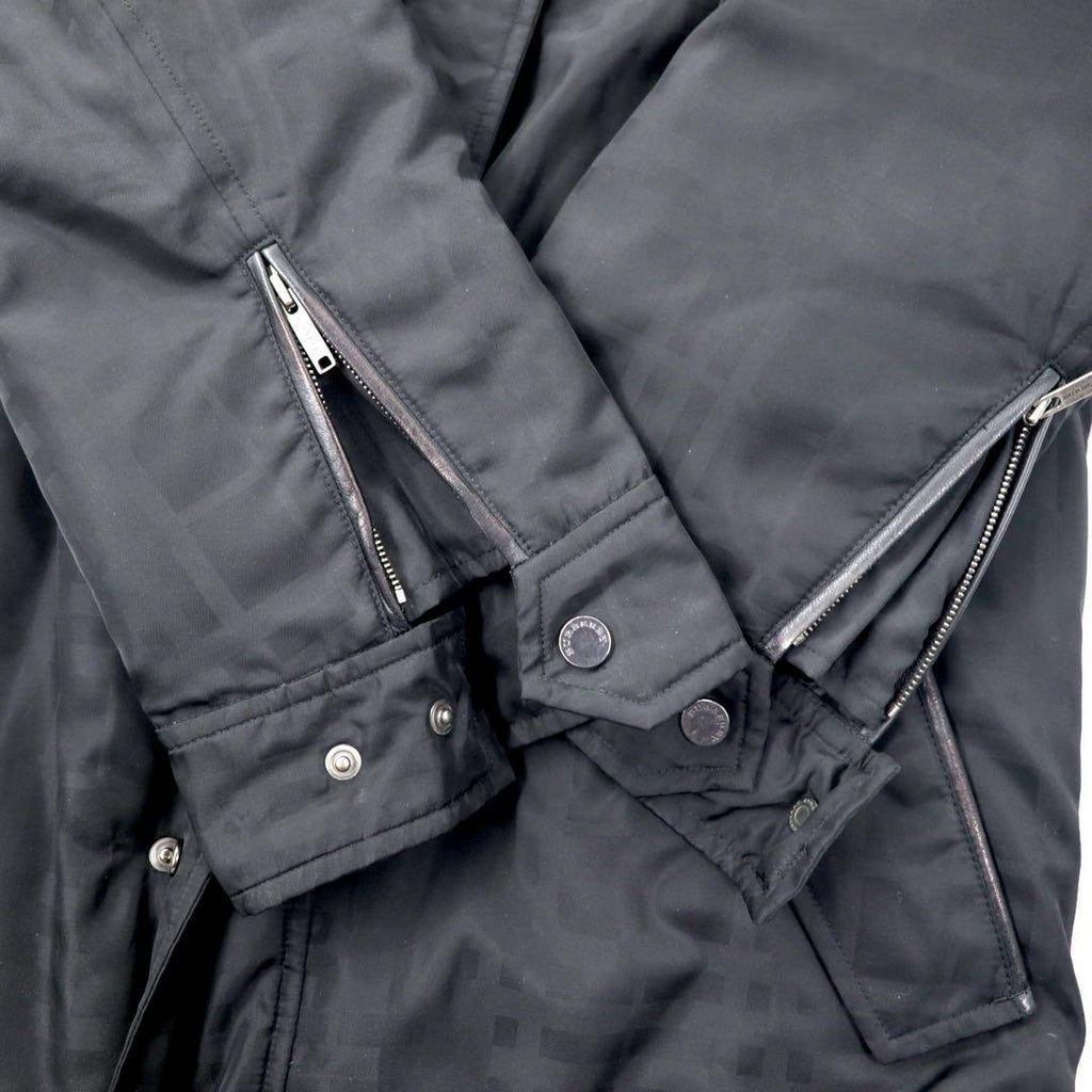 BURBERRY Piumino shadow check M nero Novacheck cappuccio a scomparsa BBN77-723-09