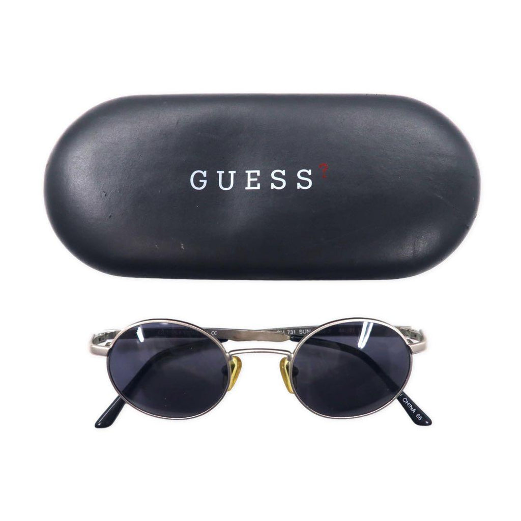 Occhiali da sole GUESS con montatura in metallo, rotondi, argento GU 731 SUN 302-3 44-21-135