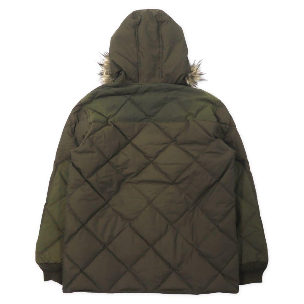 Eddie Bauer GEDDES PARKA giacca piumino BAUER DOWN M kaki cotone nylon cerniera TALON 60/40 cross impermeabile EB550 fill power STORMREPEL GEDDES PARKA riedizione