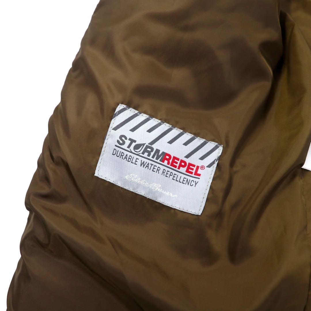 Eddie Bauer GEDDES PARKA giacca piumino BAUER DOWN M kaki cotone nylon cerniera TALON 60/40 cross impermeabile EB550 fill power STORMREPEL GEDDES PARKA riedizione