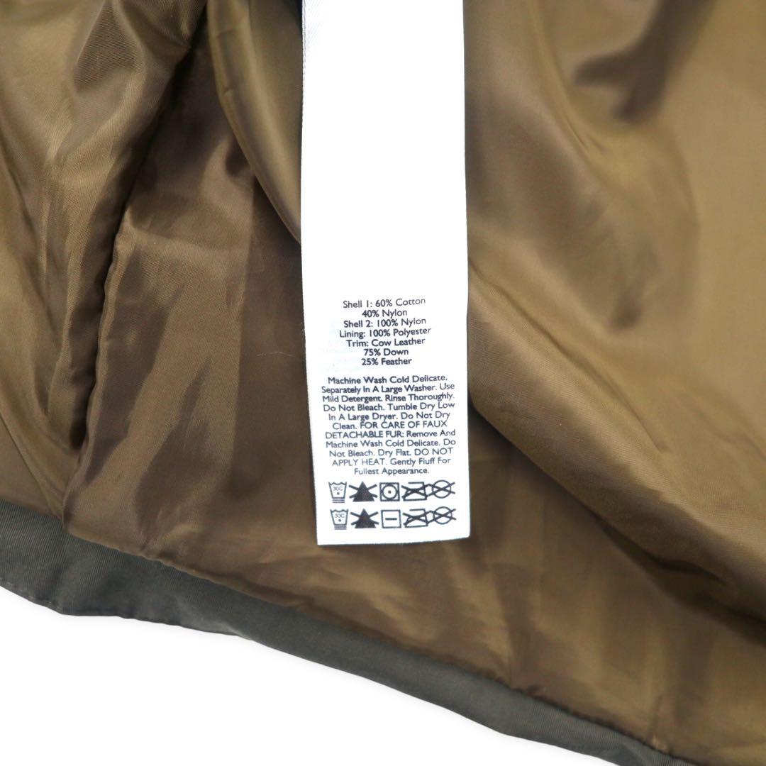 Eddie Bauer GEDDES PARKA giacca piumino BAUER DOWN M kaki cotone nylon cerniera TALON 60/40 cross impermeabile EB550 fill power STORMREPEL GEDDES PARKA riedizione