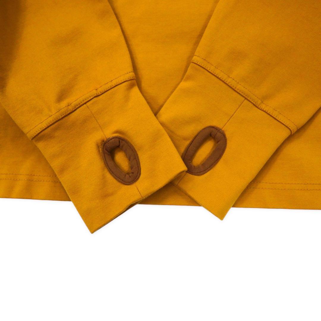 meanswhile Maglia a collo alto in jersey doppio L giallo rayon, Made in Japan