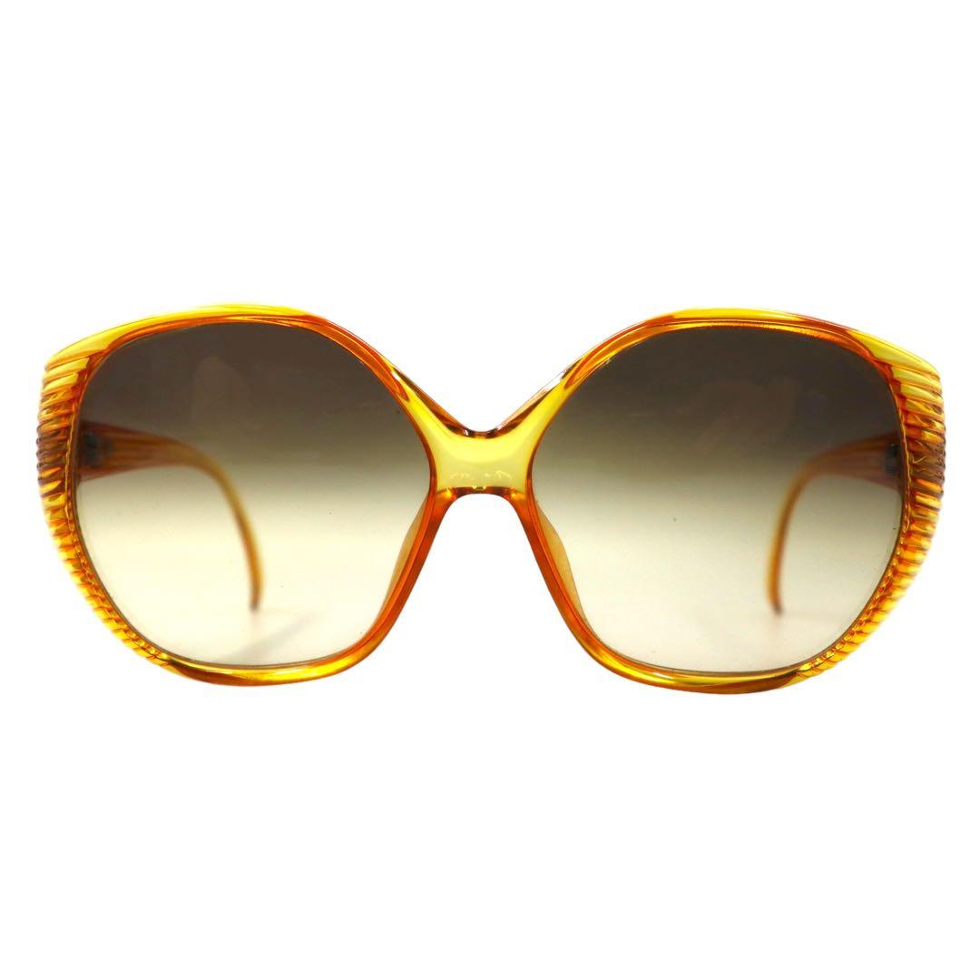 Christian Dior anni '80, occhiali da sole vintage dalla Germania, gialli, 2061 10 Old