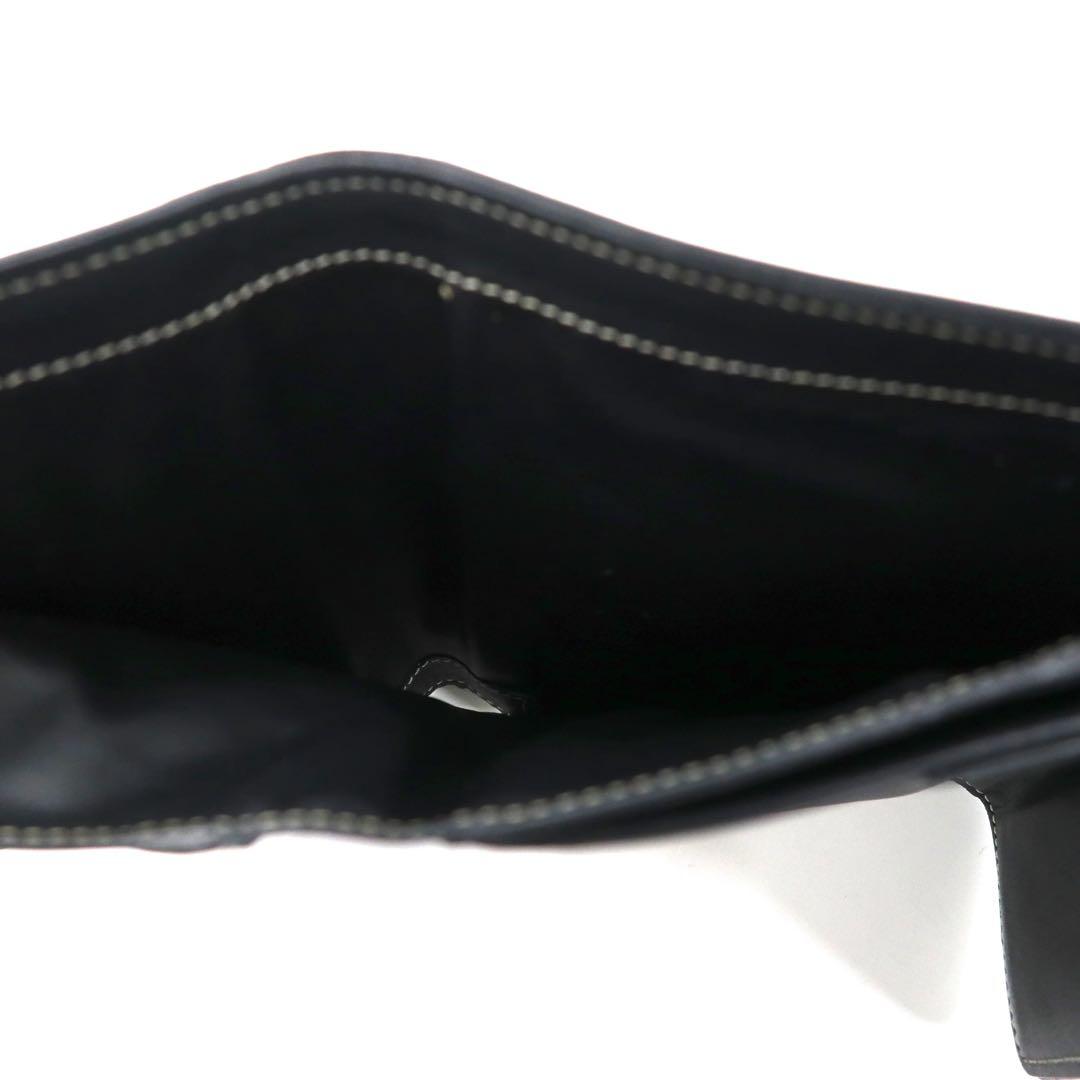CELINE portafoglio a tre ante grigio tela pelle motivo Macadam monogramma CE00/34 made in Italy
