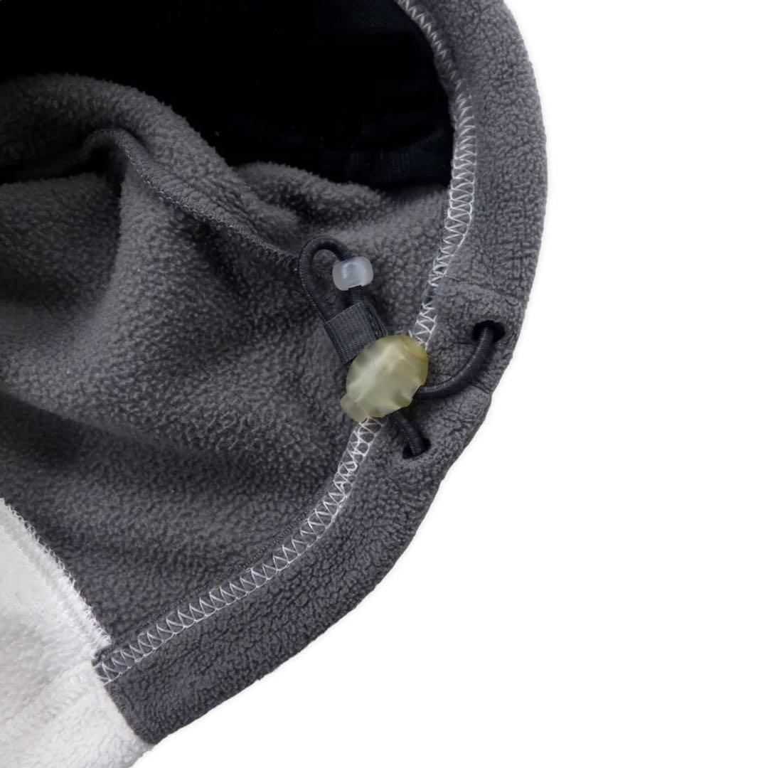 THE NORTH FACE フルジップ フリースジャケット S ホワイト ポリエステル ワンポイントロゴ刺繍 TKA200