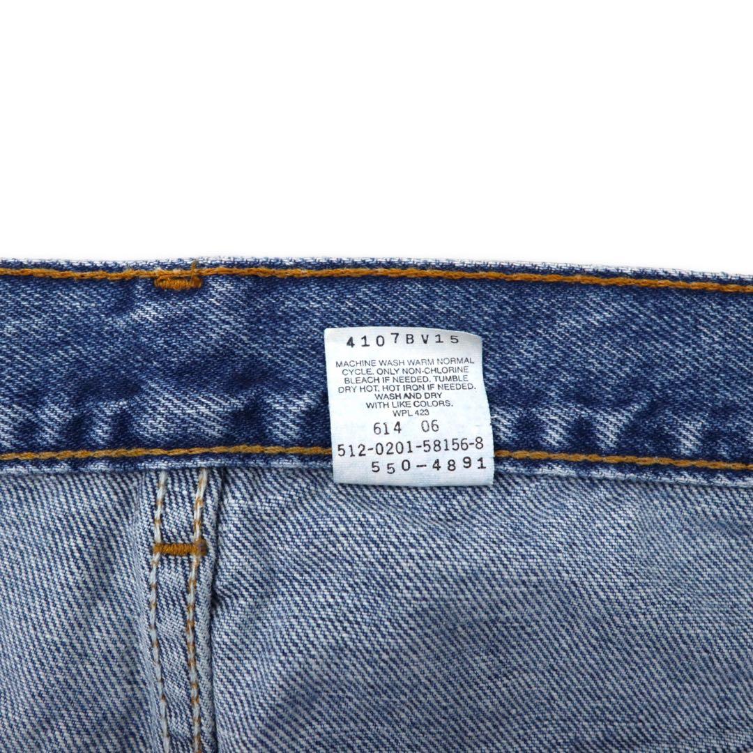 Levi's USA製 550 ワイド バギー テーパード デニムパンツ 38 ブルー アイスウォッシュ 550-4891 リラックスフィット RELAXED FIT