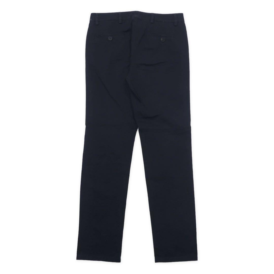 PRADA スリムフィット ストレートパンツ スラックス 38 ブラック コットン ストレッチ ACS1 2013 3452 22H413 S112 1GQS ブルガリア製