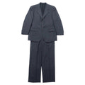 Paul Smith Completo 3 bottoni L grigio lana doppie pinces