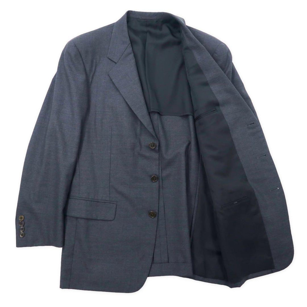 Paul Smith Completo 3 bottoni L grigio lana doppie pinces