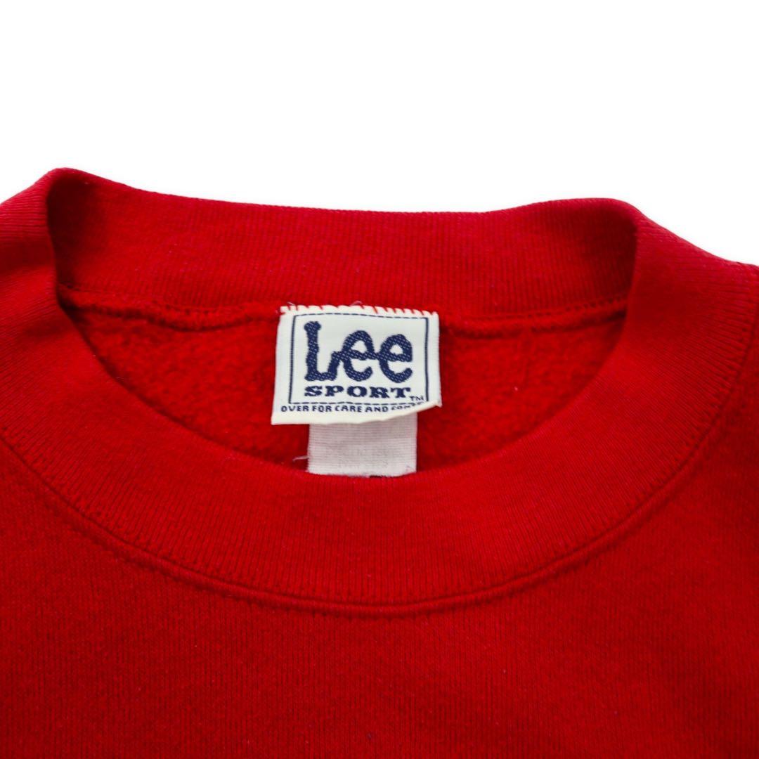 Lee SPORT USA, anni '90, Felpa stampata College, 2XL, Rossa, Cotone, Felpata internamente, OHIO STATE BUCKEYES