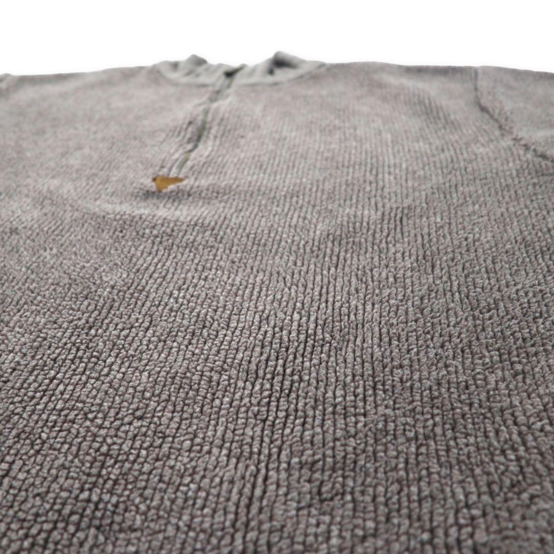 L.L.Bean Made in USA Anni '80 Giacca in pile mezza zip Taglia L Grigio Acrilico Etichetta triangolare X808 Taglia grande