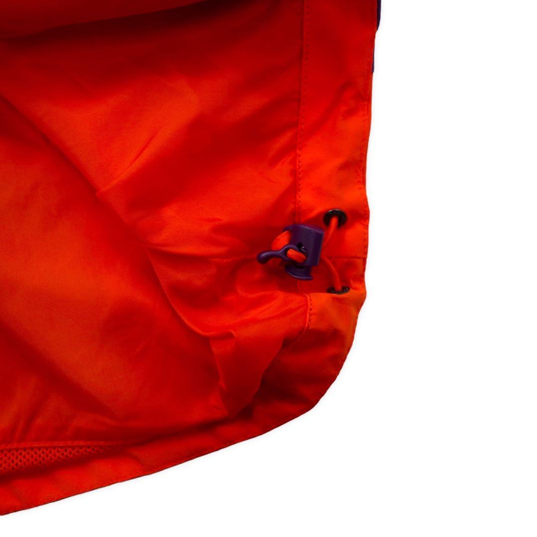 THE NORTH FACE Felpa con cappuccio softshell M viola arancione nylon HYVENT impermeabile traspirante logo ricamato cerniera impermeabile
