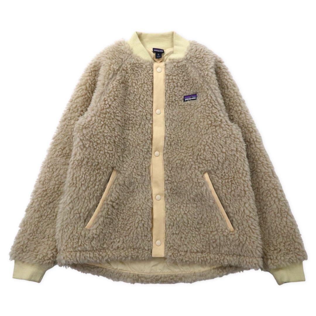 patagonia Retro-X Fleece Bomber Jacket XL beige poliestere bottoni a pressione Retro-X Fleece Bomber Jacket 65415FA19