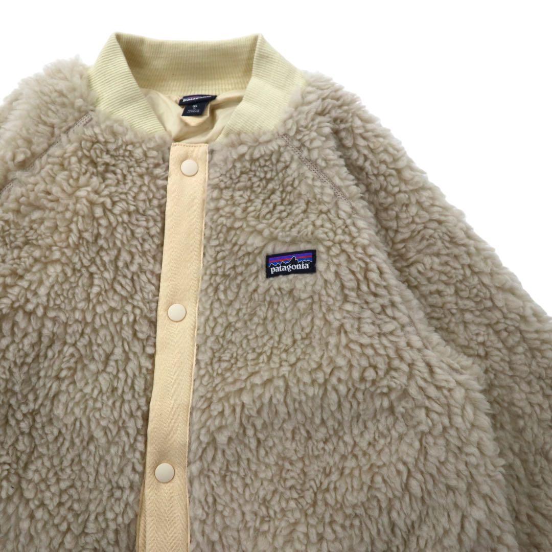 patagonia Retro-X Fleece Bomber Jacket XL beige poliestere bottoni a pressione Retro-X Fleece Bomber Jacket 65415FA19