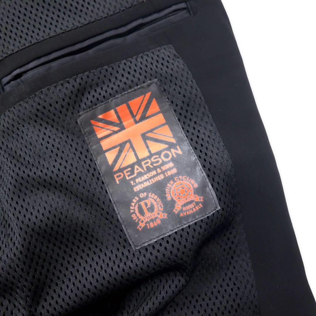 nano universe × Pearson Completo 2 bottoni taglia 46, nero, in poliestere elasticizzato Cycling Suit