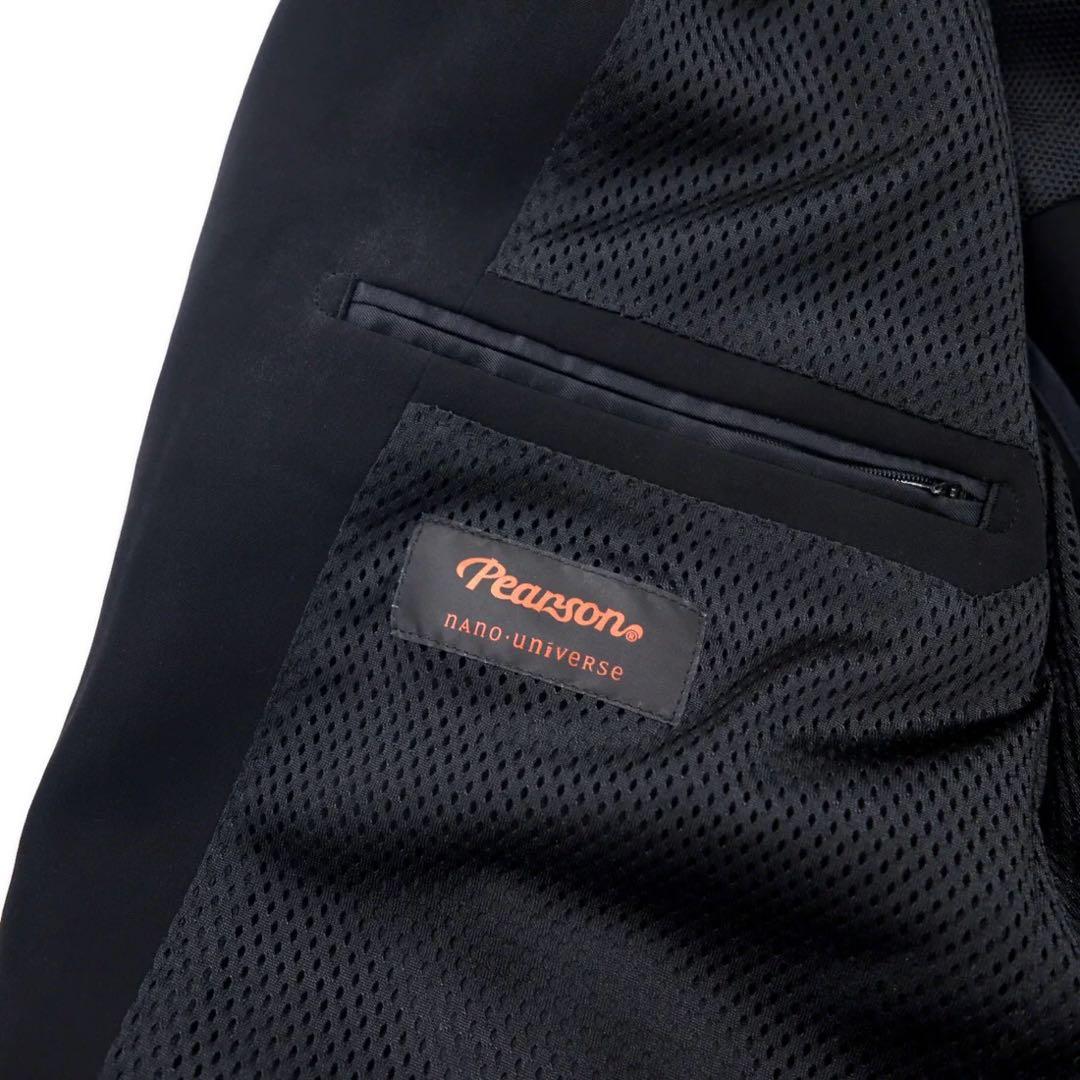 nano universe × Pearson Completo 2 bottoni taglia 46, nero, in poliestere elasticizzato Cycling Suit