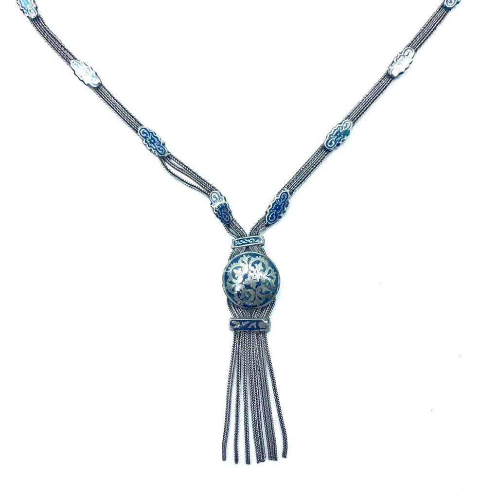 Vintage Silver Necklace ヴィンテージ シルバー ネックレス アンティーク コンチョ SV980