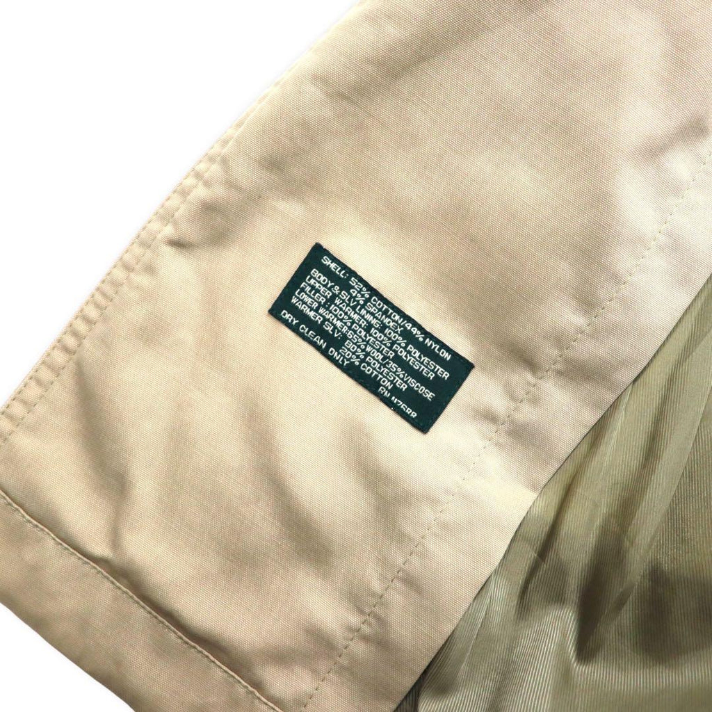 LAUREN RALPH LAUREN Trench Borsa 38S Beige Cotone Nylon Fodera staccabile