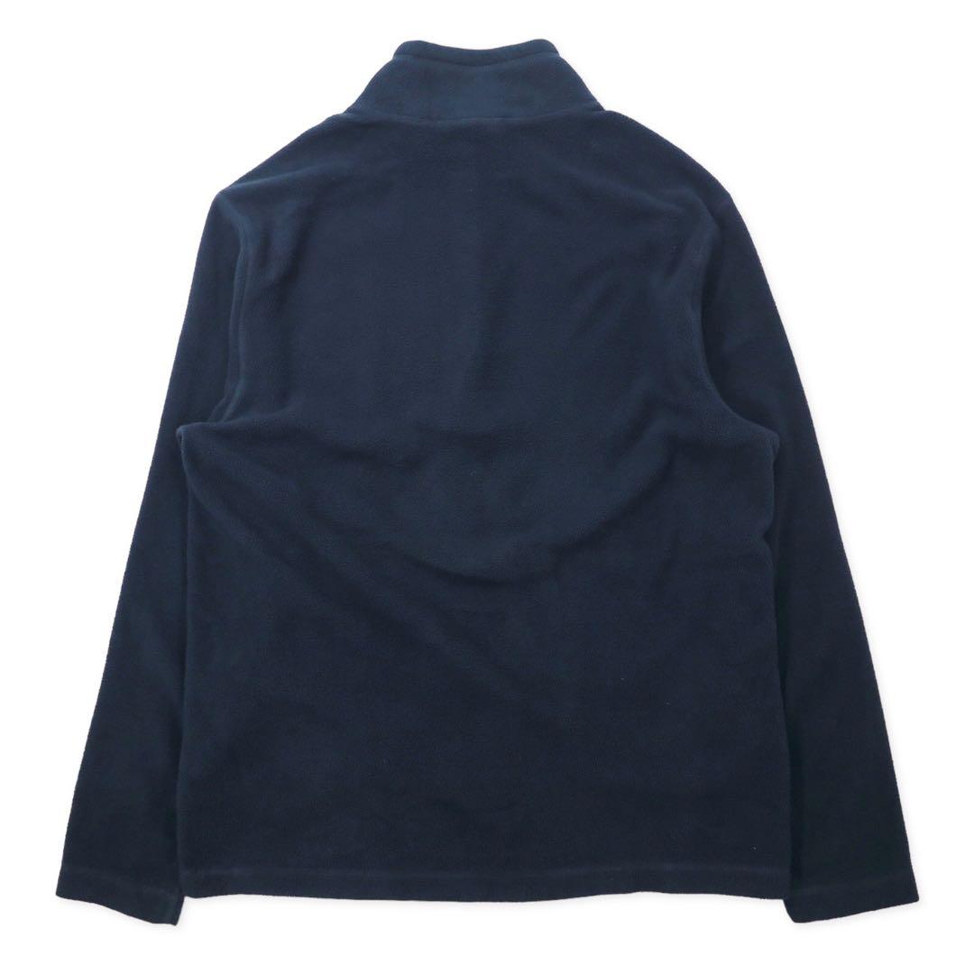 Eddie Bauer giacca in pile con mezza cerniera, taglia M, blu navy, poliestere, ricamo logo piccolo, Cloud Layer Pro 1/4 Zip Jacket EM31LK119