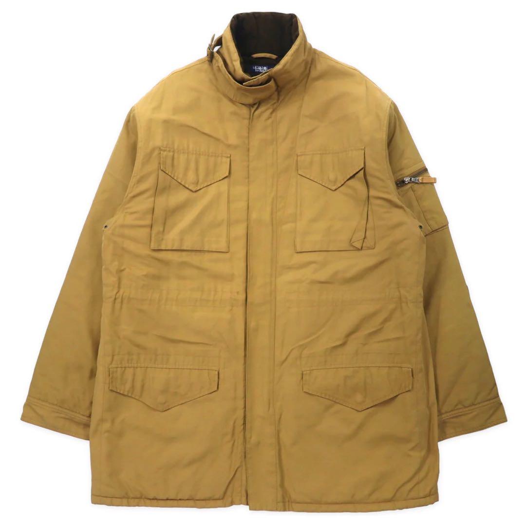 Polo by Ralph Lauren Field Jacket 3L Beige Cotone Nylon Fodera trapuntata Coulisse