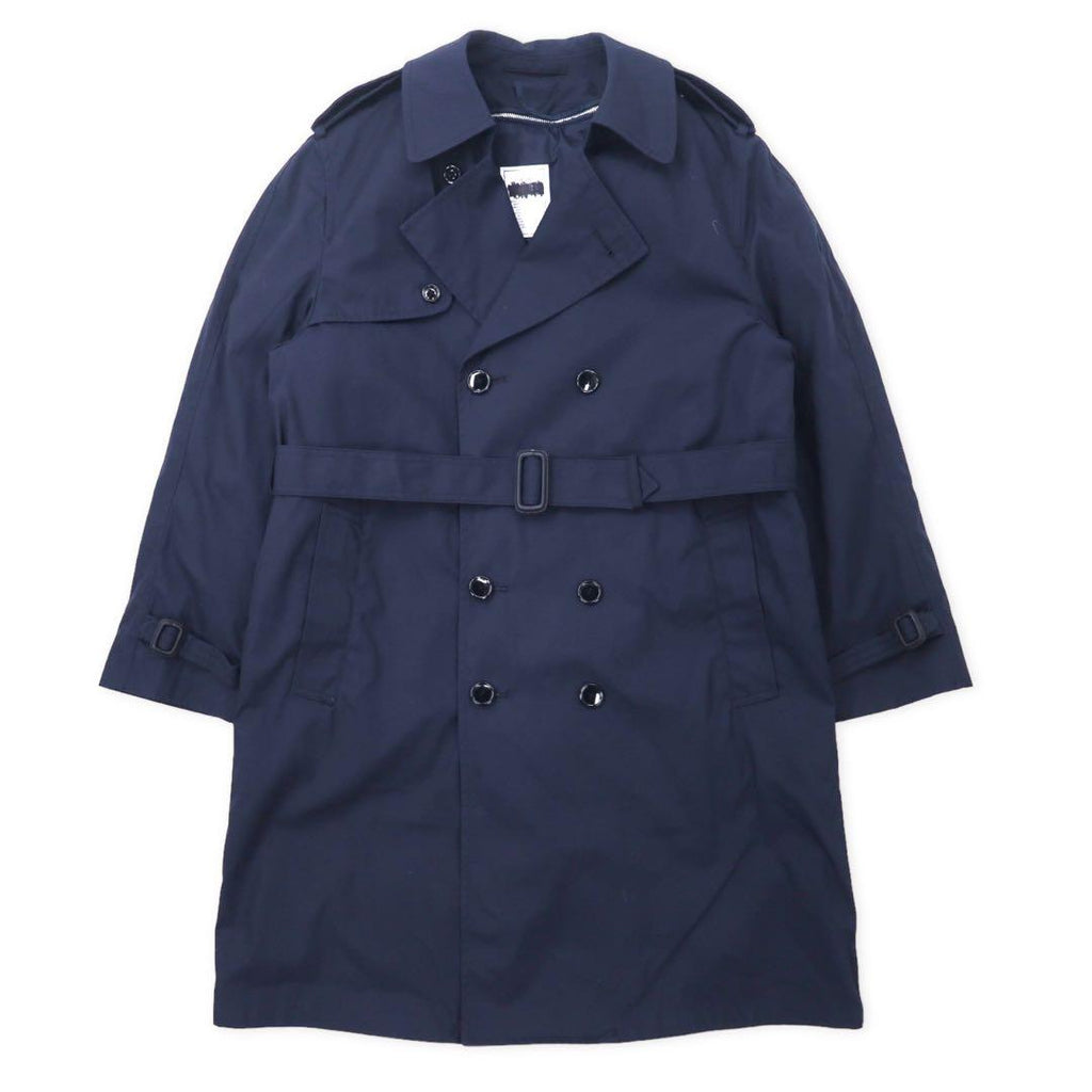 US NAVY Trench da uomo All Weather Coat 42S Blu navy Poliestere Cotone Fodera staccabile Militare 8405-01-175-2292 DSCP DEFENDER COLLECTION