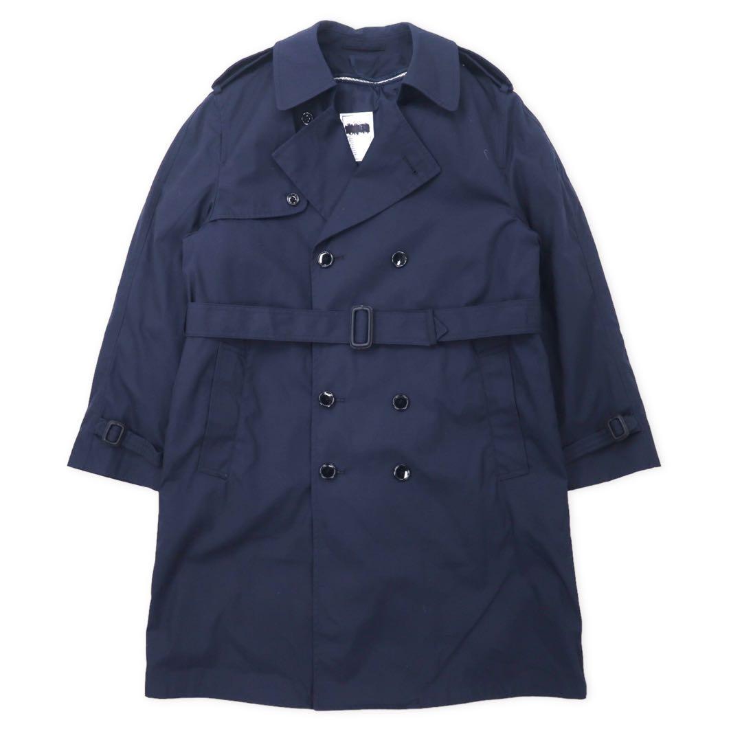 US NAVY Trench da uomo All Weather Coat 42S Blu navy Poliestere Cotone Fodera staccabile Militare 8405-01-175-2292 DSCP DEFENDER COLLECTION