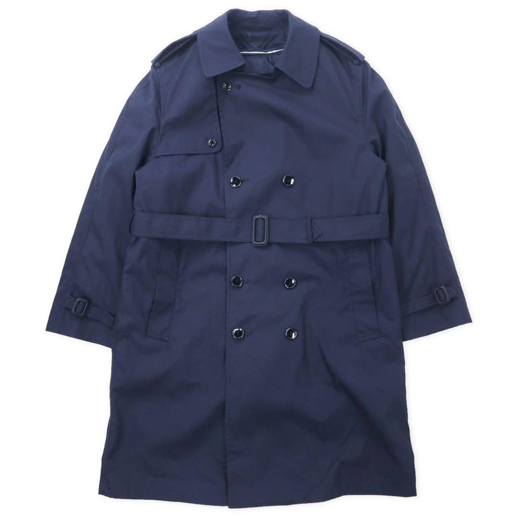 US NAVY Trench da uomo All Weather Coat 42S Blu navy Poliestere Cotone Fodera staccabile Militare 8405-01-175-2292 DSCP DEFENDER COLLECTION