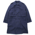 US NAVY Trench da uomo All Weather Coat 42S Blu navy Poliestere Cotone Fodera staccabile Militare 8405-01-175-2292 DSCP DEFENDER COLLECTION
