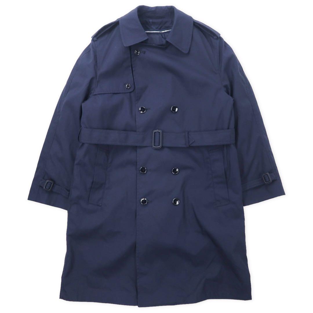 US NAVY Trench da uomo All Weather Coat 42S Blu navy Poliestere Cotone Fodera staccabile Militare 8405-01-175-2292 DSCP DEFENDER COLLECTION