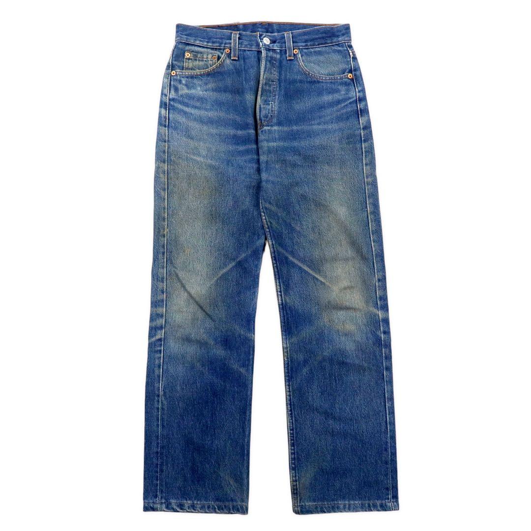 Levi's USA 90s 501 jeans 29 blue button back 522