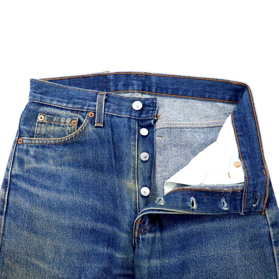 Levi's USA 90s 501 jeans 29 blue button back 522