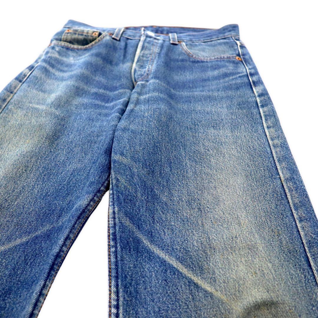 Levi's USA 90s 501 jeans 29 blue button back 522