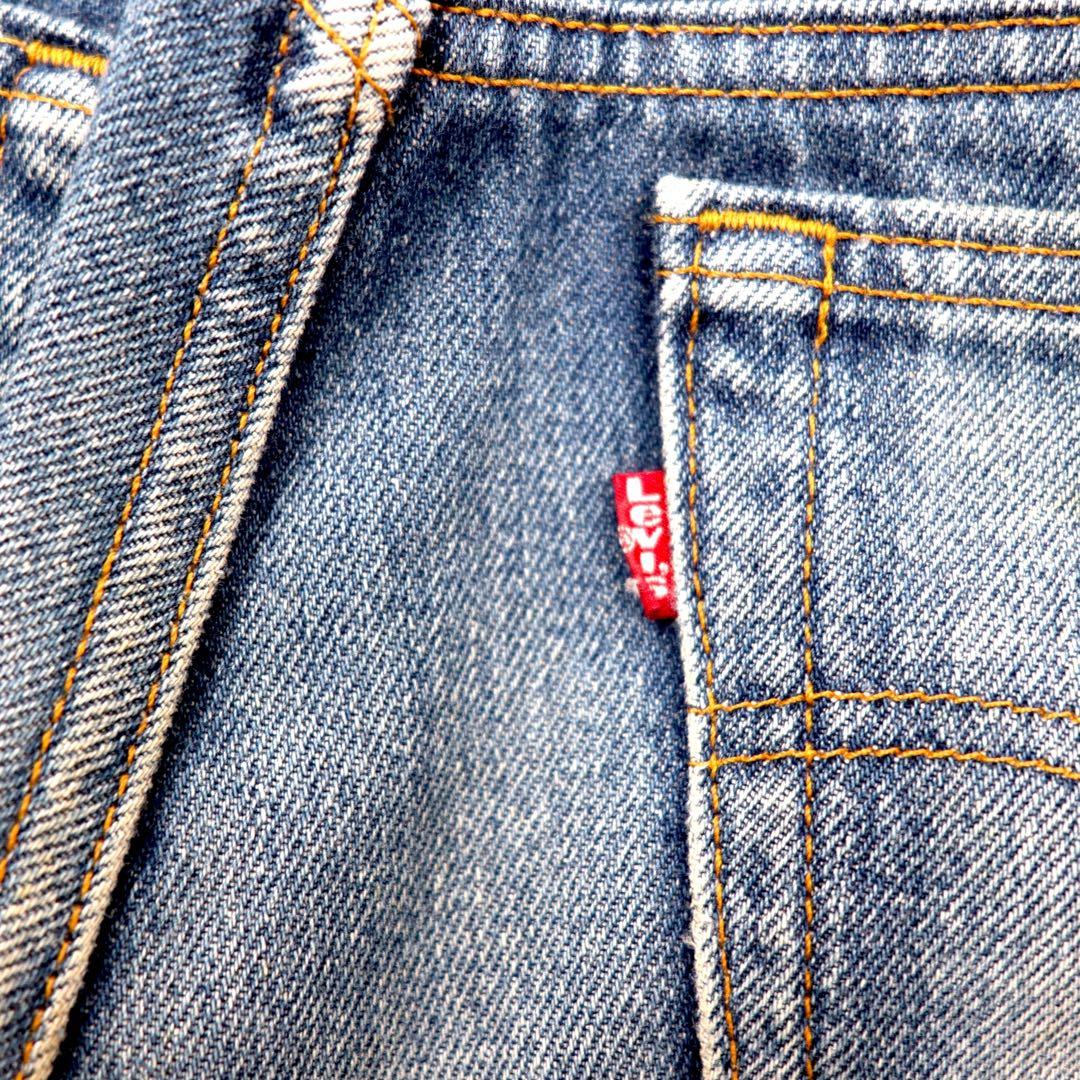 Levi's USA 90s 501 jeans 29 blue button back 522