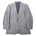 Christian Dior MONSIEUR Giacca sartoriale in lino a 2 bottoni M Grigio Cotone Vintage