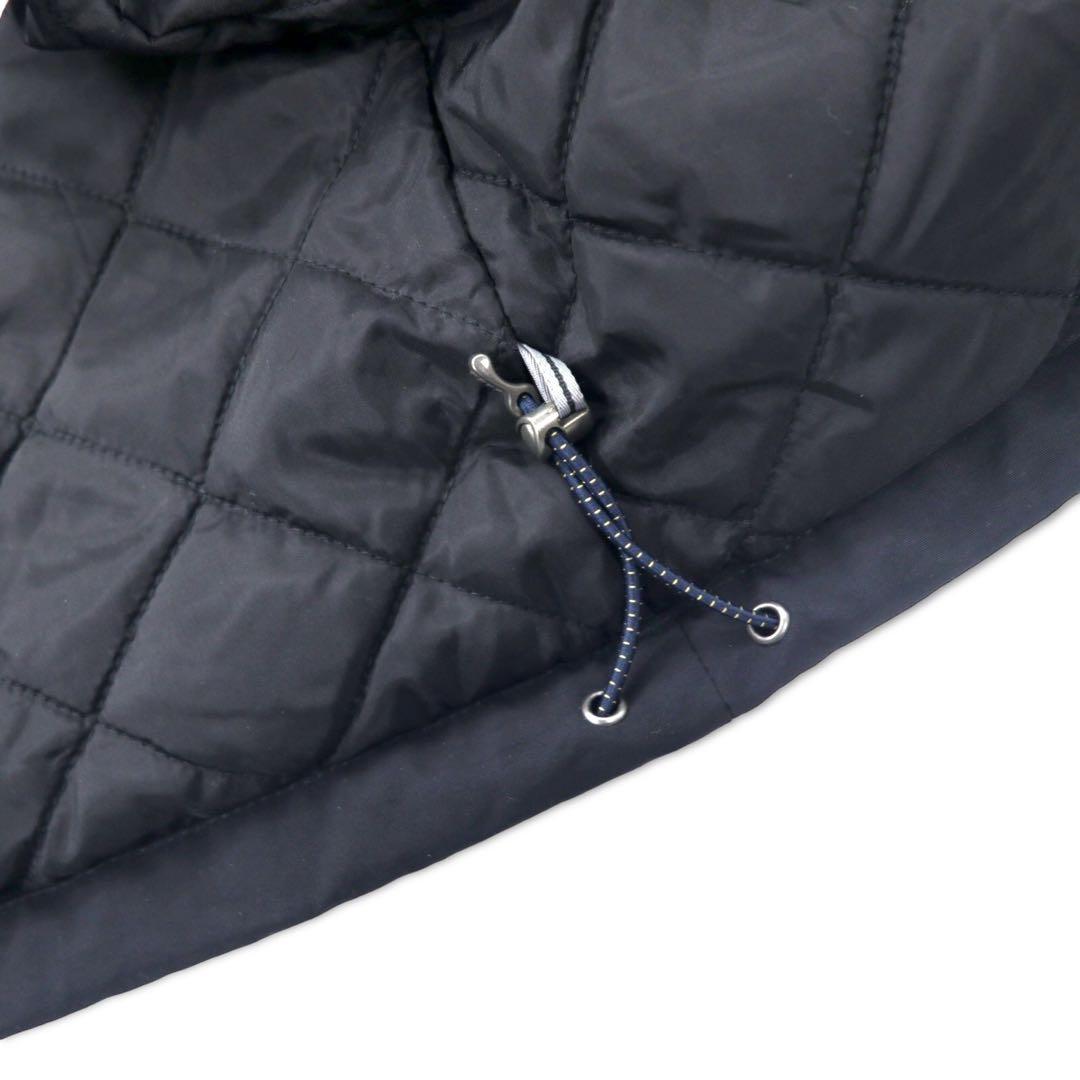 LANDS' END SQUALL PARKA Giubbotto invernale XL Blu navy Nylon Impermeabile Trapuntato con fodera in pile SQUALL PARKA 457125