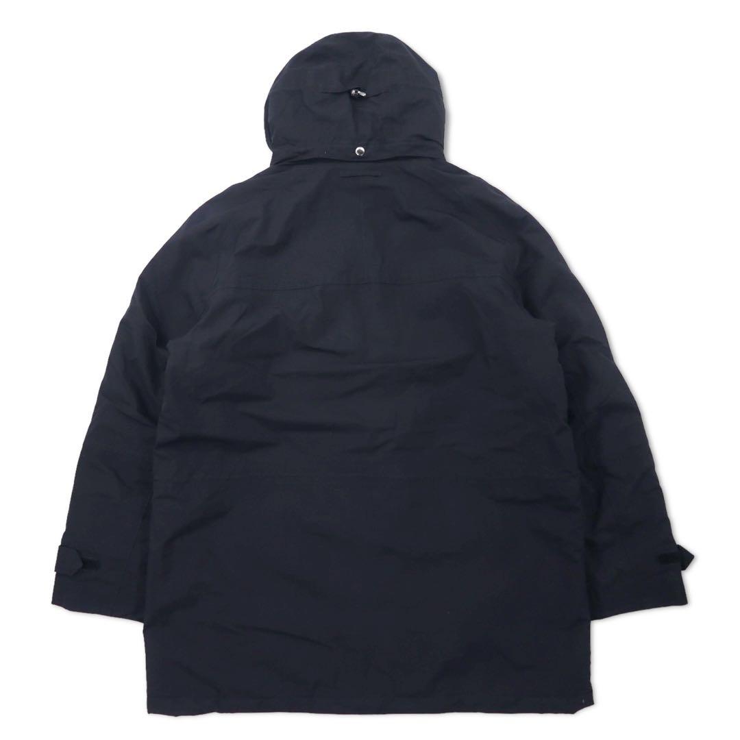 LANDS' END SQUALL PARKA Giubbotto invernale XL Blu navy Nylon Impermeabile Trapuntato con fodera in pile SQUALL PARKA 457125