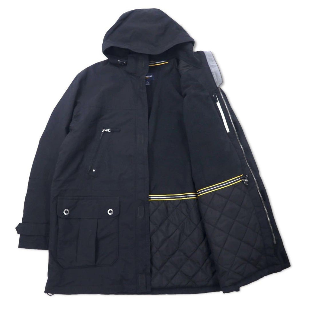 LANDS' END SQUALL PARKA Giubbotto invernale XL Blu navy Nylon Impermeabile Trapuntato con fodera in pile SQUALL PARKA 457125