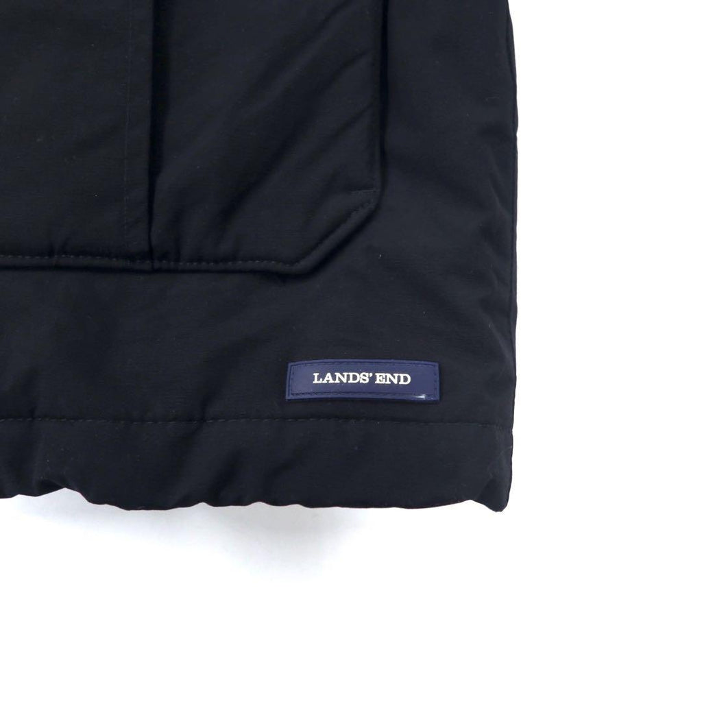 LANDS' END SQUALL PARKA Giubbotto invernale XL Blu navy Nylon Impermeabile Trapuntato con fodera in pile SQUALL PARKA 457125