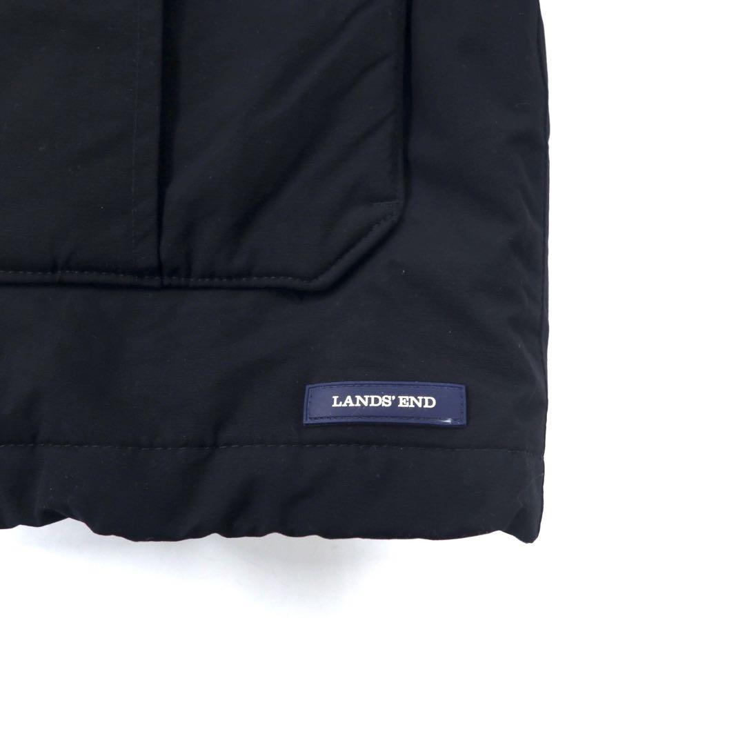 LANDS' END SQUALL PARKA Giubbotto invernale XL Blu navy Nylon Impermeabile Trapuntato con fodera in pile SQUALL PARKA 457125