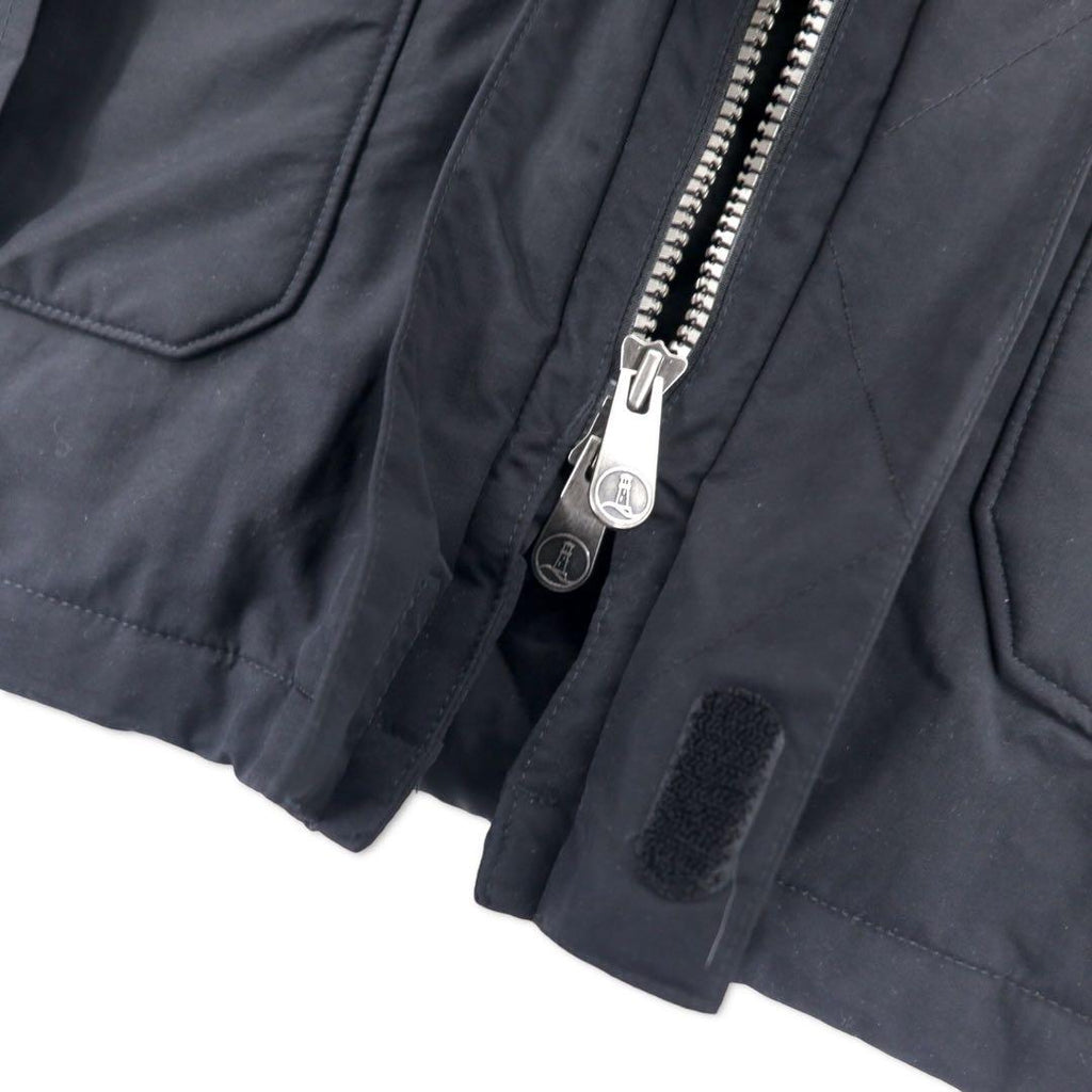 LANDS' END SQUALL PARKA Giubbotto invernale XL Blu navy Nylon Impermeabile Trapuntato con fodera in pile SQUALL PARKA 457125