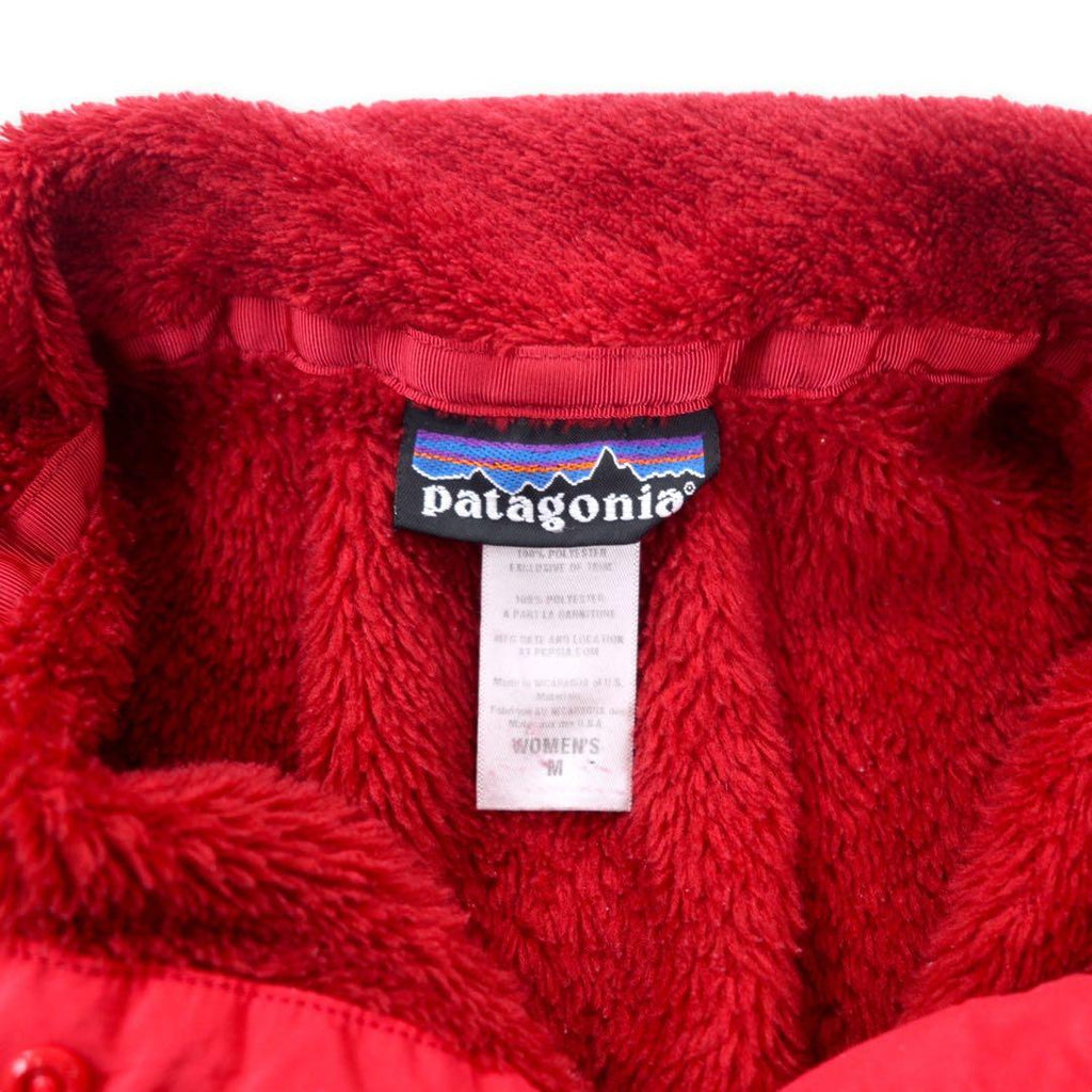 patagonia R2 Snap-T giacca in pile M rossa POLARTEC poliestere 25442FA12