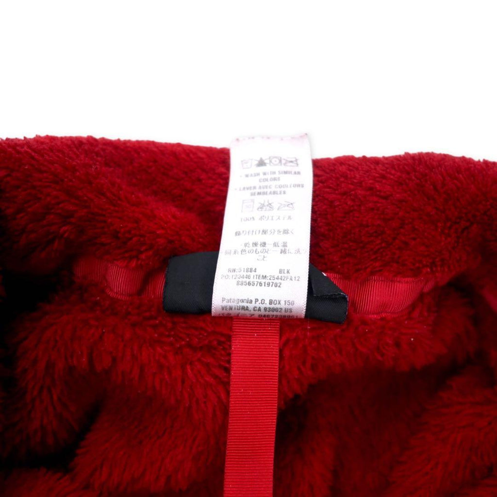 patagonia R2 Snap-T giacca in pile M rossa POLARTEC poliestere 25442FA12