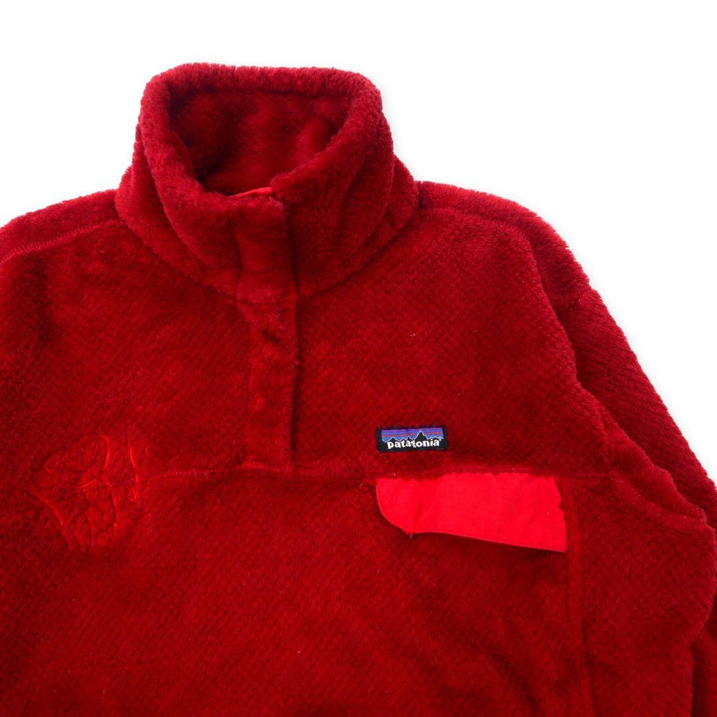 patagonia R2 Snap-T giacca in pile M rossa POLARTEC poliestere 25442FA12