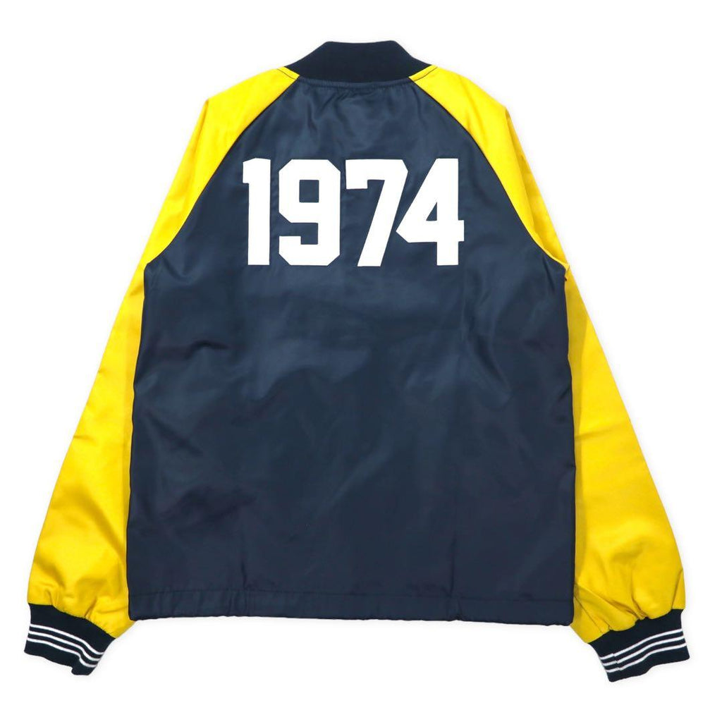 Giacca college adidas originals, giacca da pista, taglia S, blu navy, poliestere, logo ricamato, strisce laterali, stampa a stelle S14527